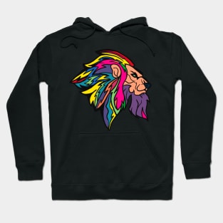 Rainbow Lion Hoodie